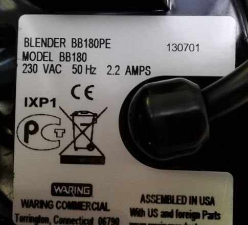 Блендер Waring BB180PE (Новый)