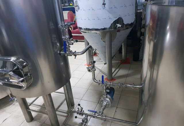 Пивоварня 500 литров, варочный порядок