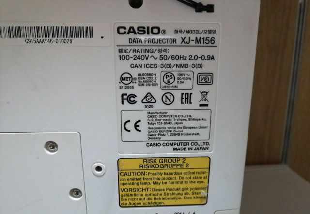 Безламповый проектор Casio XJ-M156