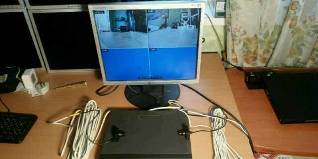 Система видеонаблюдения для офиса, склада. Комплек