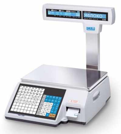 Весы CAS CL-5000J-15IP с печатью этикеток
