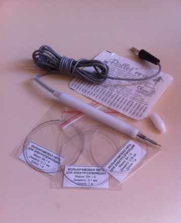 Электрододержатель (ручка) для электроэпиляции