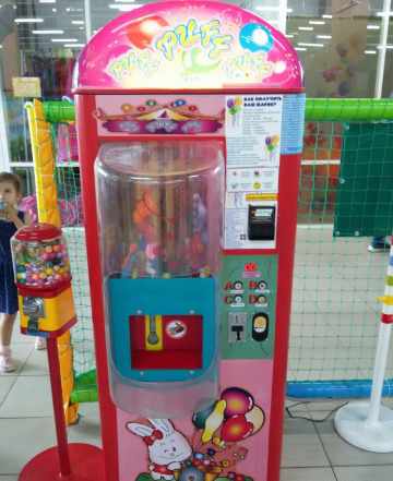Торговый автомат по продажи шаров с гелием