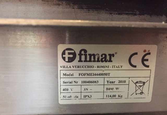 Печь для пиццы fimar FME/4+4 б.у