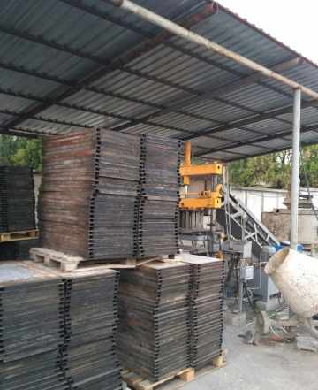 Станок (вибропресс) для пр-ва бетонных изделий