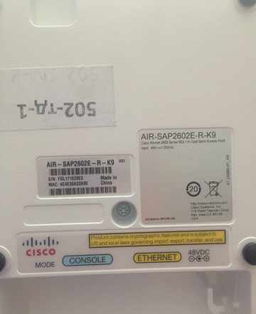 Мощная точка доступа Cisco AIR-SAP2602E-R-K9