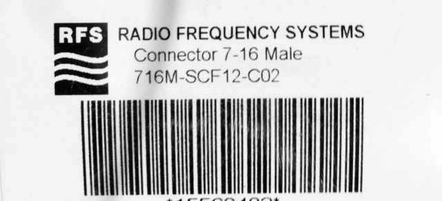 Разъем RFS для кабеля SCF 1/2 716M