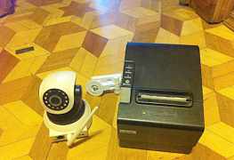 принтер чеков и камеру видеонаблюдения