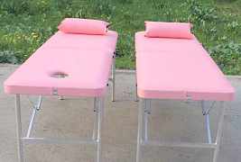 Массажный стол Элит розовый