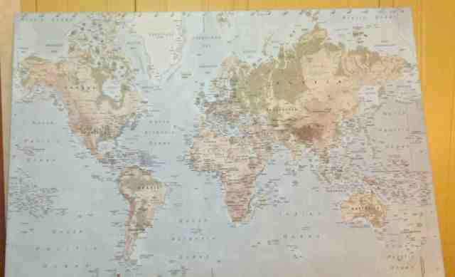 Карта мира ikea