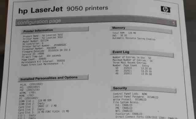 Hewlett Packard LaserJet 9050