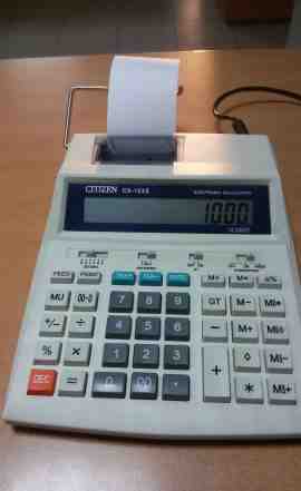 Калькулятор печатный банковский