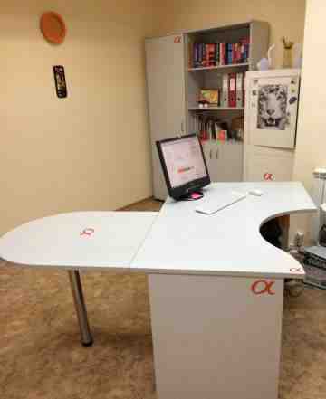 Мебель для офиса стол, тумба (комплект/ по частям)