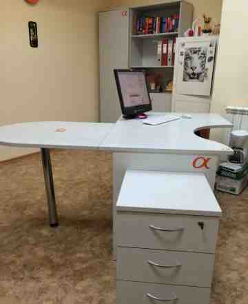 Мебель для офиса стол, тумба (комплект/ по частям)