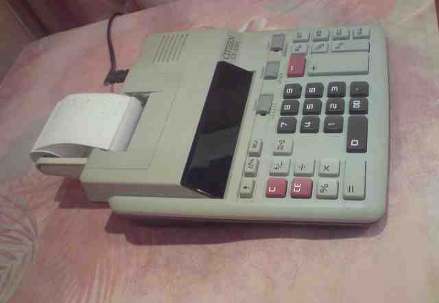 Бухгалтерский калькулятор с печатью Сitizen