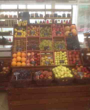 Торговые витрины для овощей-фруктов