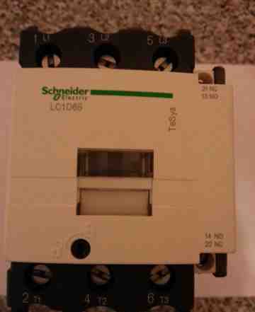 Контактор (Schneider Electric) LC1 D65BD 24V DC