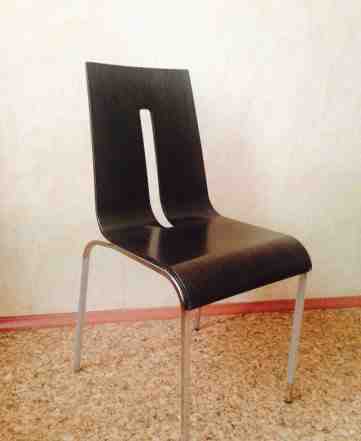  стулья, каркас хром, цвета сидения из дерев