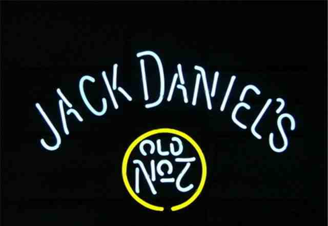 Неоновая вывеска Jack Daniels (neon)