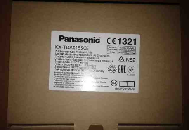 Базовая станция dect 2 канала Panasonic KX-TDA0155
