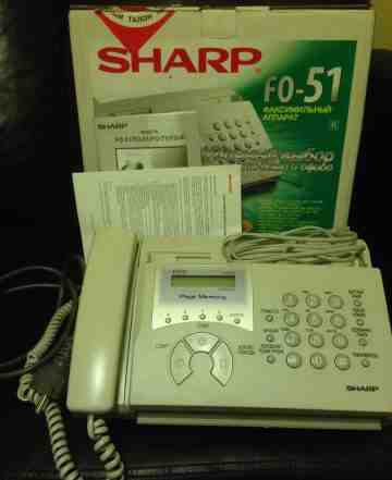 Факс sharp F0-51
