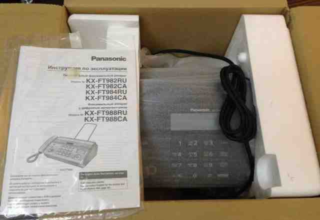 Факс Panasonic KX-FT982RU Black