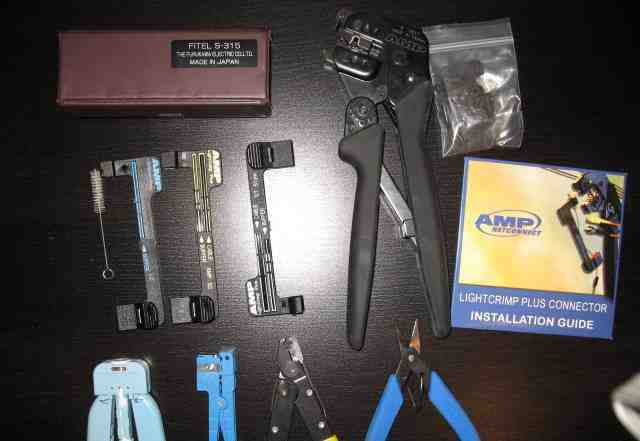 Инструмент для оптоволокна AMP