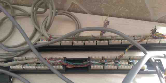 Патч-панели с кабелями для мини-атс Panasonic