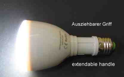 LED лампа-переноска со встроенны аккумулятором Е27