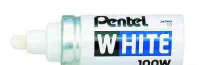 Маркер промышленный белый Pentel X100W 6.5 мм