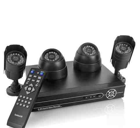 Система Видеонаблюдения на 4 камеры