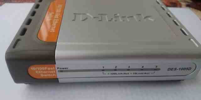Коммутатор (свич/switch) D-Link DES-1005D