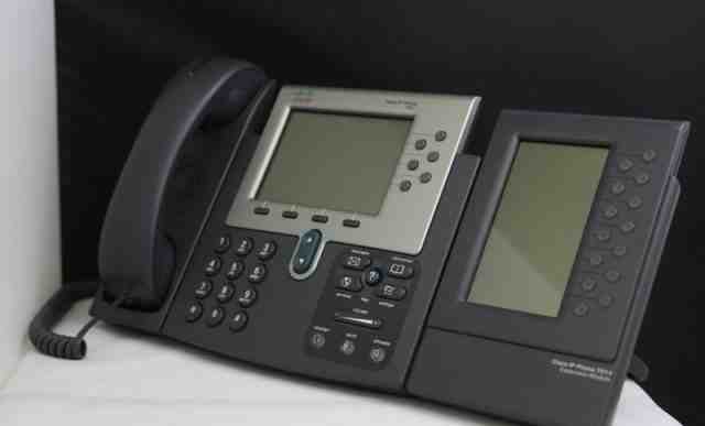 IP телефон Cisco CP-7961G + модуль Cisco CP-7914