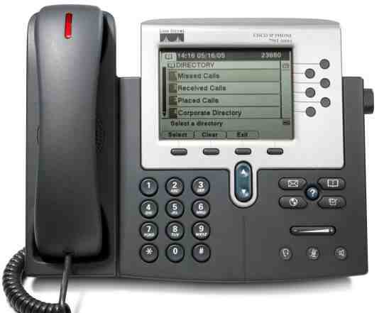 IP телефон Cisco CP-7961G + модуль Cisco CP-7914