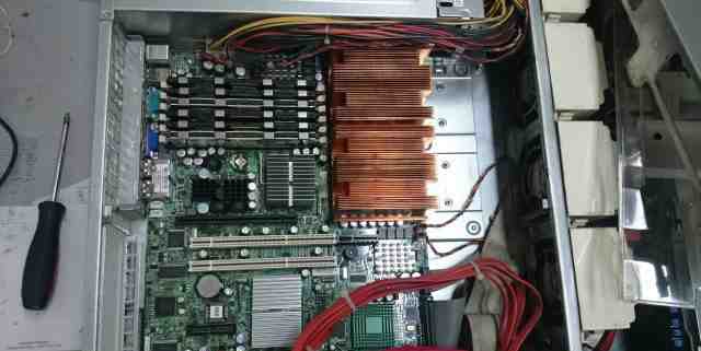 Сервер SuperMicro Xeon 5405 2.0GHz / 12Gb X7DVL 2U