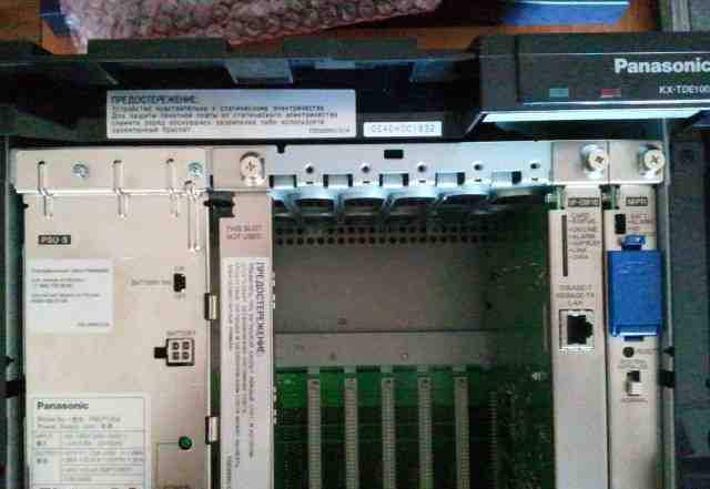 IP атс Panasonic KX-TDE100 RU + IP