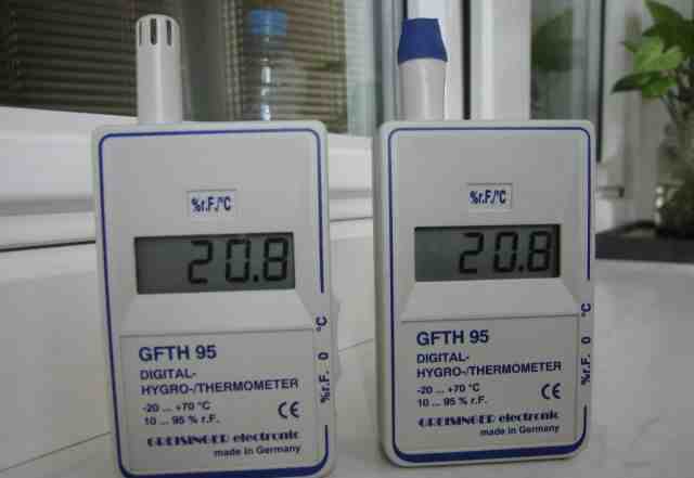 Цифровой термометр-гигрометр Greisinger gfth95
