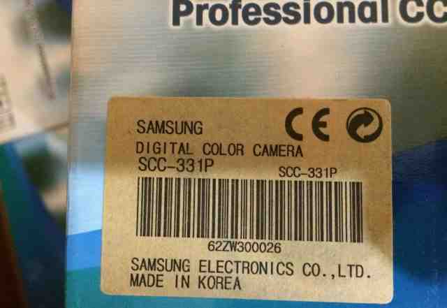 Видеокамеры цветные Samsung SCC-301P/331P