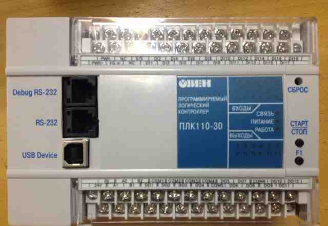 Программируемый контроллер овен плк110 -24.30. Р-М