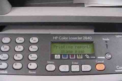 Принтер HP Color laser jet 2840