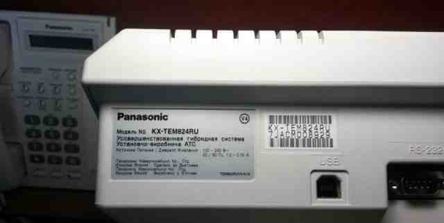 Мини атс Panasonic KX-TEM824, сист. тел, домофон