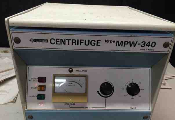  медицинская центрифуга MPW-340