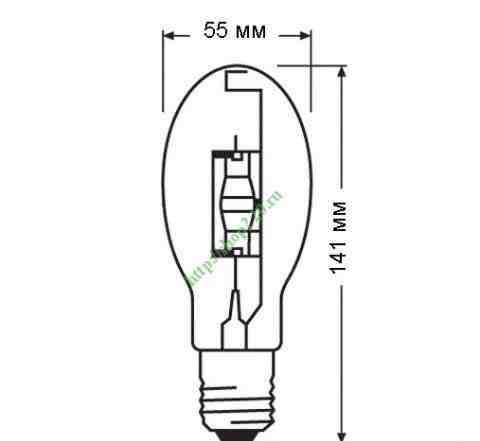 Металлогалогенная лампа Осрам HQI-E WDL CL