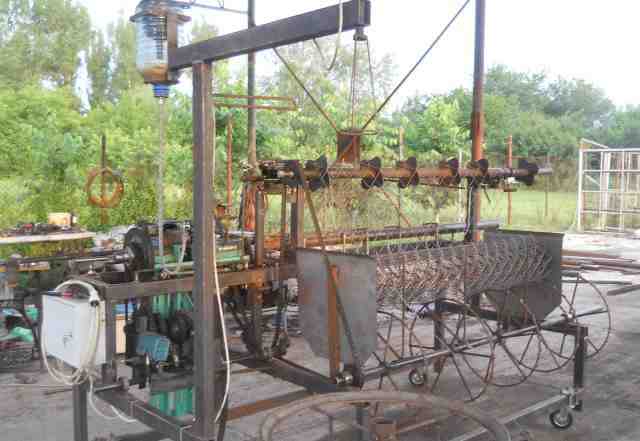 Станок автомат для производства сетки-рабица