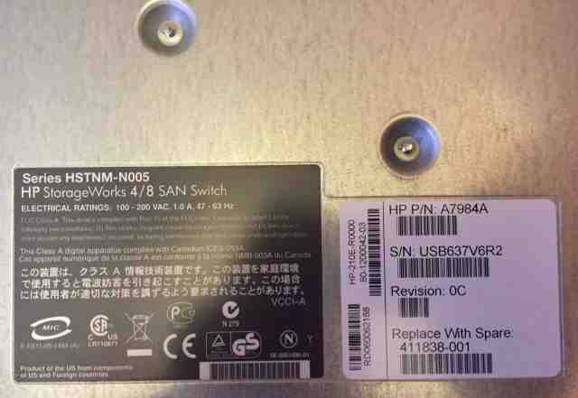 Коммутатор San Switch HP StorageWorks 4/8