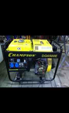 Дизельный генератор champion dg6500e