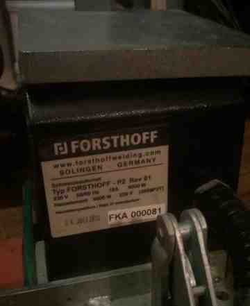 Сварочный автомат forsthoff (аналог варимат)