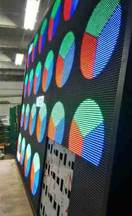 Сборка LED-рекламы и RGB led экранов на заказ