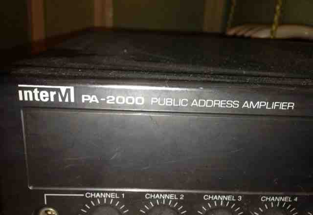 Трансляционный усилитель inter-M PA 2000