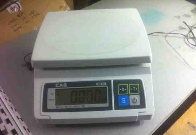 Весы электронные фасовочные CAS SW-02